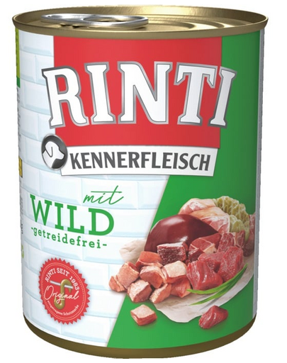 RINTI Kennerfleisch Hrana umeda pentru caini, cu vanat 800 gr