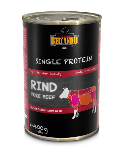 BELCANDO Single Protein hrana umeda pentru caini, cu vita, 400 g