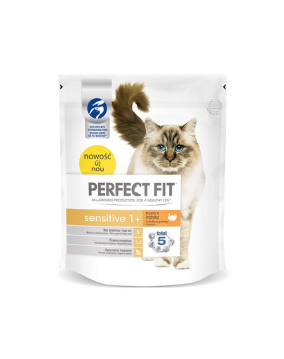 PERFECT Fit sensitive 1+ bogat în curcan 750 g
