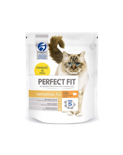 PERFECT Fit sensitive 1+ bogat în curcan 5 x 750 g