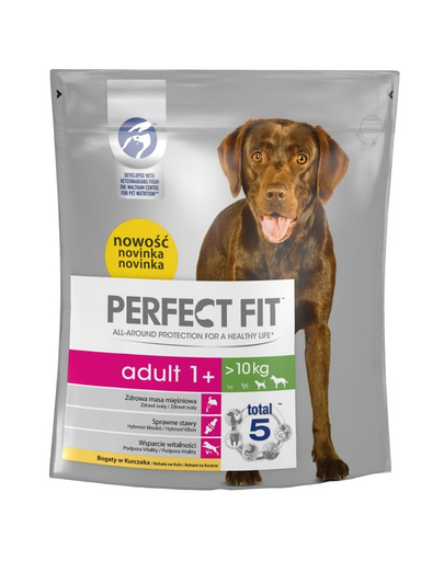 PERFECT Fit Adult (1+ ani) bogat în pui pentru câini de talie medie și mare 1.4 kg