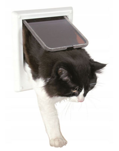 TRIXIE Usa pentru pisici Freecat de luxe electromagnetic, alb