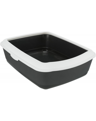 TRIXIE Classic litiera pentru pisici gri inchis/alb 37x15x47 cm