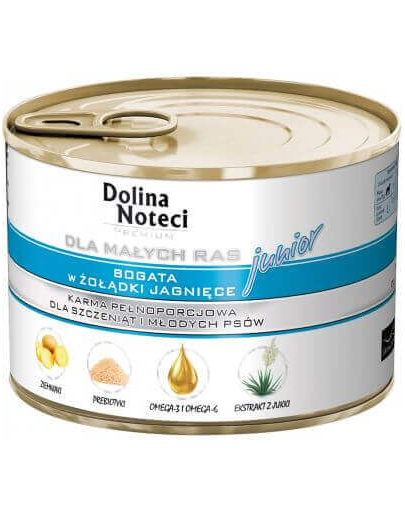 DOLINA NOTECI Premium Junior talie mică, cu burtă de miel 185 g