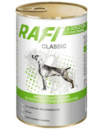 DOLINA NOTECI Rafi Classic Carne de vânat și morcov în sos 1240 g