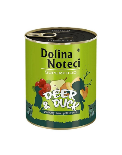 DOLINA NOTECI Premium SuperFood cerb și rață 800 g