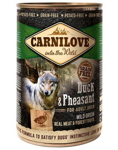 CARNILOVE Wild Meat Duck&Pheasant rață și fazan 400 gr