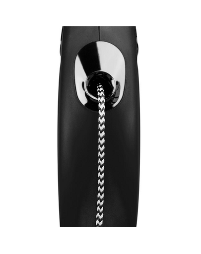 FLEXI New Classic lesa automata cu sir pentru caini, negru, marimea M, 8 m