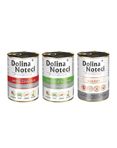 DOLINA NOTECI Premium Mix arome pentru caini SET 400 g x 20 buc.