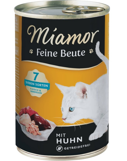 MIAMOR Feine Beute Chicken conserve pui 24x400g pentru pisica
