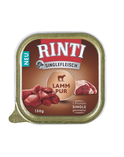 RINTI Singlefleisch Lamb conserve cu miel 20x150g pentru caine