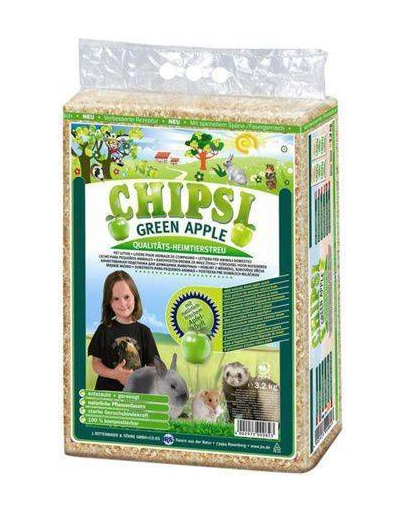 JRS Chipsi Green Apple rumegus rozatoare, cu miros mar 60 L