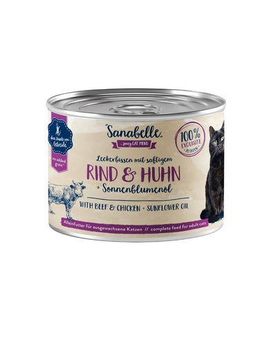 SANABELLE Beef&Chicken 195 g hrana cu vita si pui pentru pisica