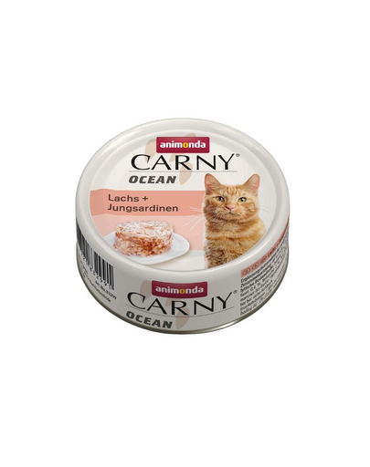 ANIMONDA Carny ocean Conserva hrana pisica, cu somon si sardine 80 g