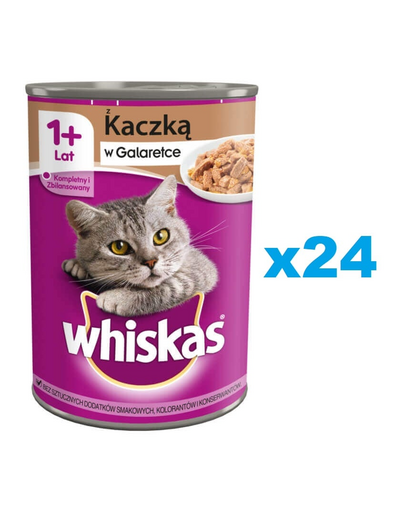 Conserve WHISKAS Adult 24x400 g rata in aspic hrana umeda pisici adulte