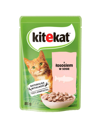 KITEKAT Somon in sos 85 g hrana pisici adulte