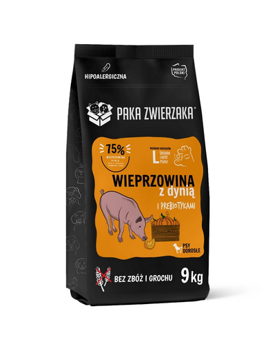 PAKA ZWIERZAKA Seventh Heaven Hrană uscată Carne de porc cu dovleac L 9 kg