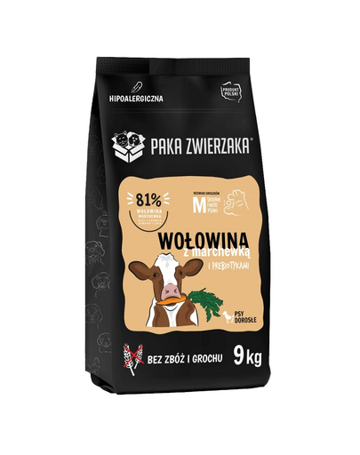 PAKA ZWIERZAKA Seventh Heaven vita si morcovi M 9kg hrana pentru caini