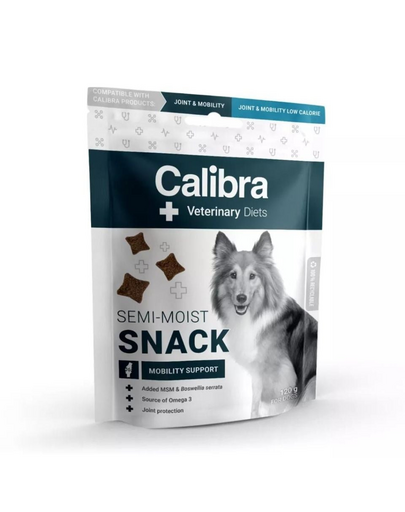 CALIBRA Veterinary Diet Semi-moist Snack Mobility Support 120 g recompensa pentru caini adulti cu probleme de mobilitate