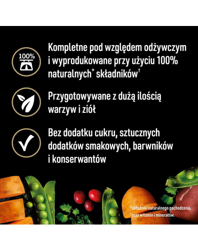 CESAR Hrana umeda pentru caini adulti, cu miel, morcovi si spanac  400g