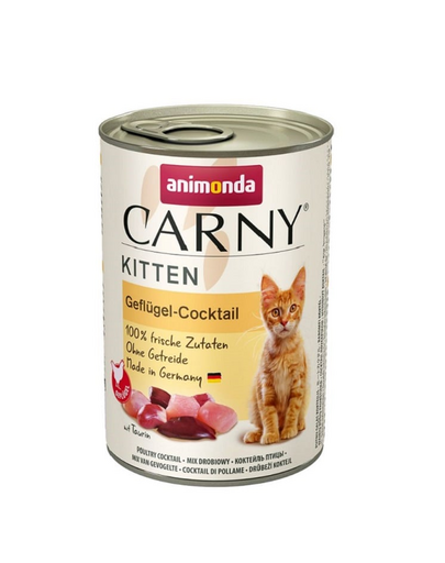 Carny Kitten Koktajl drobiowy dla kociąt 400 g