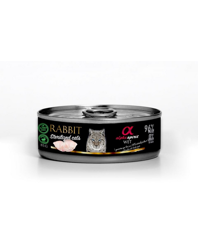 Rabbit for sterilised cat Królik koty sterylizowane 85 g