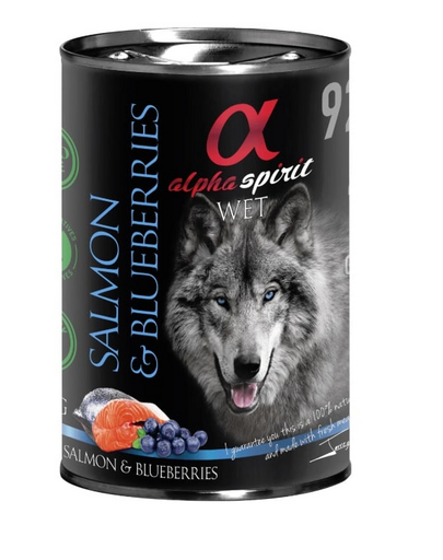 Salmon with blueberry Łosoś z jagodami 400 g x 6 szt.