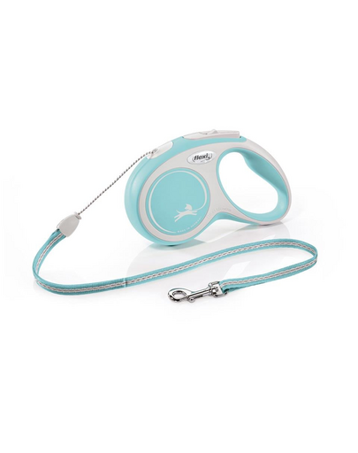New Comfort S Cord 5 m light blue smycz automatyczna