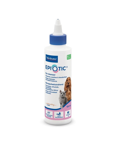 VIRBAC Epiotic Ear Cleanser lichid curatare urechi caini si pisici 125 ml