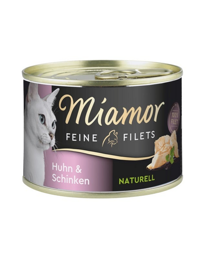 Feline Filets kurczak i szynka w sosie własnym 156 g