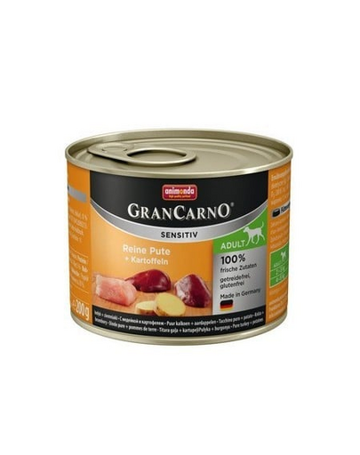 Gran Carno Sensitive Pure Indyk i Ziemniak 200 g