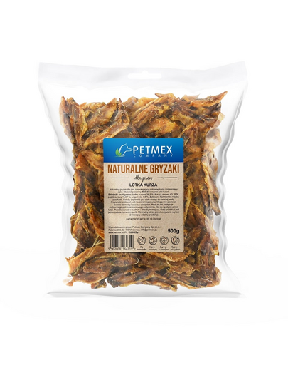 PETMEX Aripi de pui 500g recompense pentru caine