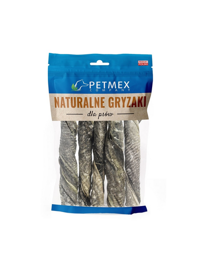 PETMEX Piele de cod twist 100g snack pentru caini