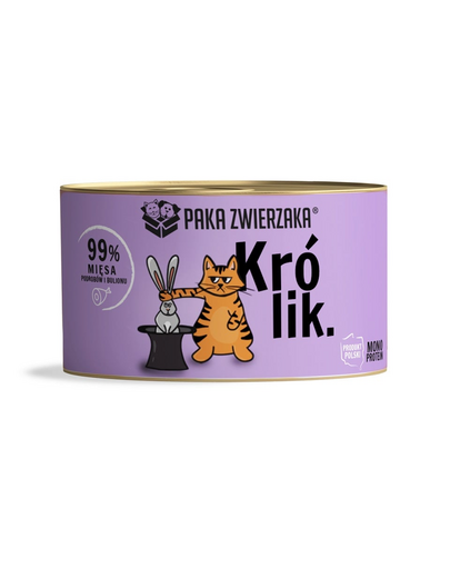 Karma mokra Królik dla kota 200 g