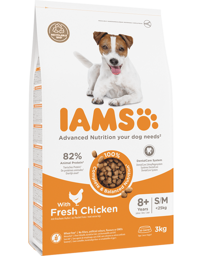 IAMS ProActive Health Mature & Senior All breeds Chicken Hrana caine senior, cu pui 3 kg