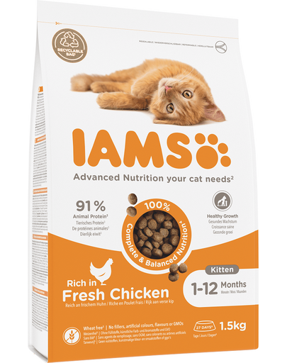 for Vitality Kitten Chicken 1,5 kg z kurczakiem dla kociąt