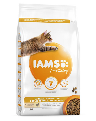 For Vitality Hairball 1.5 kg sucha karma dla dorosłych kotów, eliminacja kul włosowych