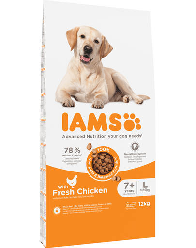 For Vitality Senior Large Breed Chicken 12 kg