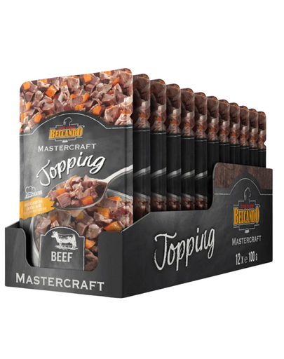 Mastercraft Topping Wołowina z Marchewką 12 x 100 g