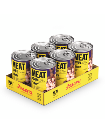 JOSERA Meatlovers Pure Indyk 6x400 g