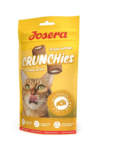 JOSERA Crunchies with Cheese 60 g recompense pentru pisici cu branza