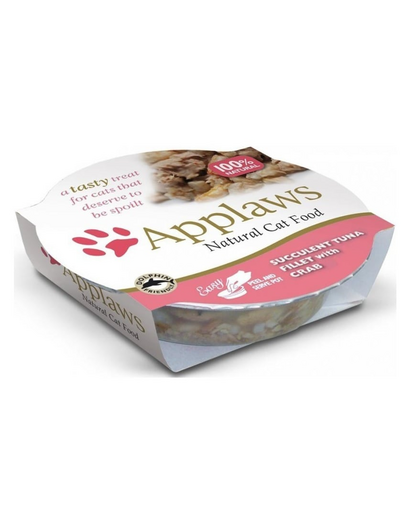 Cat Pouch Succulent Tuna Fillet with Crab 10 x 60 g