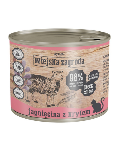 Adult Jagnięcina i kryl 200 g puszka dla kota