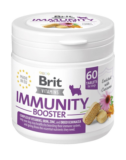 BRIT Vitamins Immunity Booster 120g supliment caini pentru sistem imunitar (60 tablete)