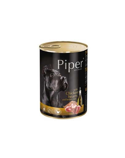 PIPER z sercami kurczaka i ryżem 400 g mokra karma dla dorosłych psów