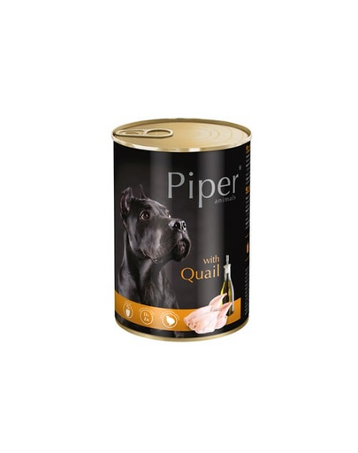 PIPER z przepiórką 400 g mokra karma dla dorosłych psów