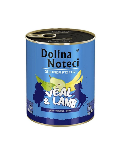 DOLINA NOTECI Premium SuperFood vițel și miel 800 g