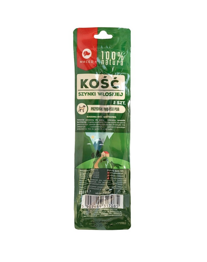 MACED Os pentru caini, cu sunca de Parma 2 pcs.