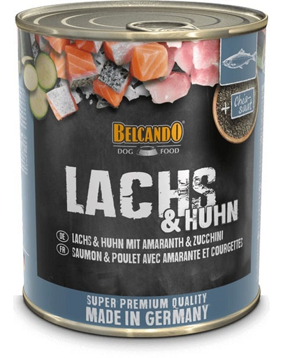 Super Premium Łosoś i amarantus 800 g mokra karma dla psa