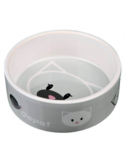 TRIXIE Bol ceramic pentru pisici Mimi, 0,3 L/12 cm